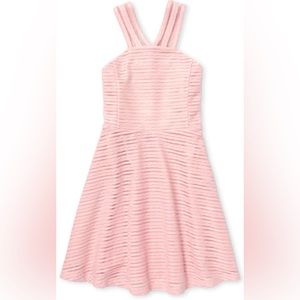 Children’s place Dress XL14 Girls Textured Halter Dress - Lt Plum